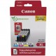 Canon CLI-571XL (0332C006), originálny atrament, CMYK, 4 x 11 ml , XL +PP-201 50 listů