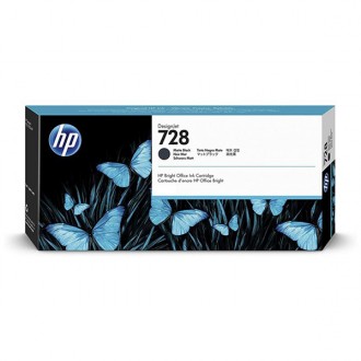 HP 3WX25A (728), originálny atrament, matne čierny, 130 ml