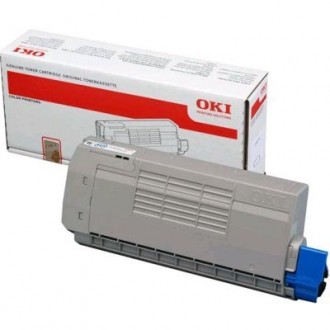 Oki ES7411WT (44318659), originálny toner, biely