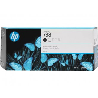 HP 498Q0A (738M), originálny atrament, čierny, 300 ml