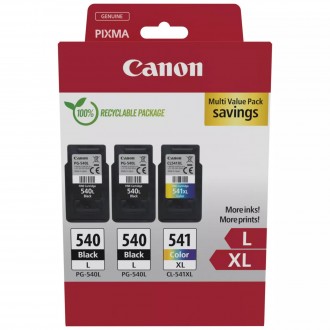 Canon PG-540L x2/CL-541XL (5224B017), originálny atrament, čierny/farebný, 2x11 + 17 ml, Multipack