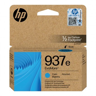 HP 4S6W6NE (937e), originálny atrament, azúrový, EvoMore