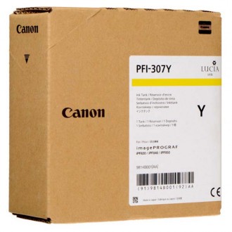 Canon PFI-307Y (9814B001), originálny atrament, žltý, 330 ml