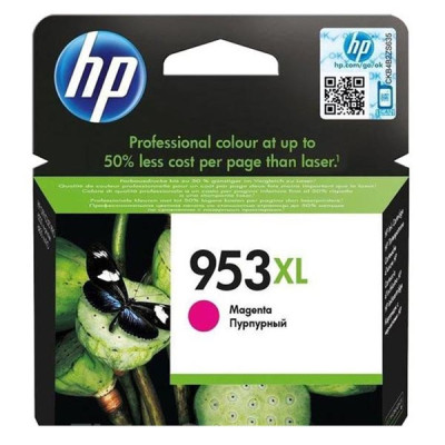 HP F6U17AE (953XL), originálny atrament, purpurový