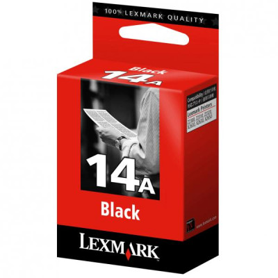 Lexmark 18C2080E (#14A), originálny atrament, čierny