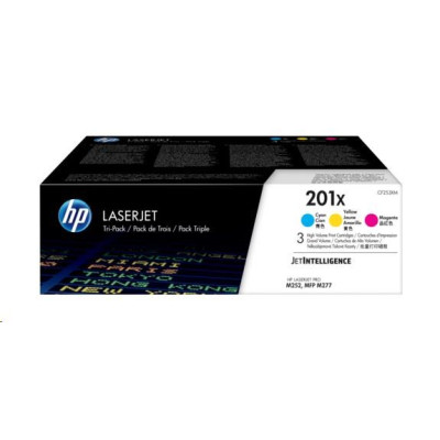 HP CF253XM (201X), originálny toner, CMY, 3-pack