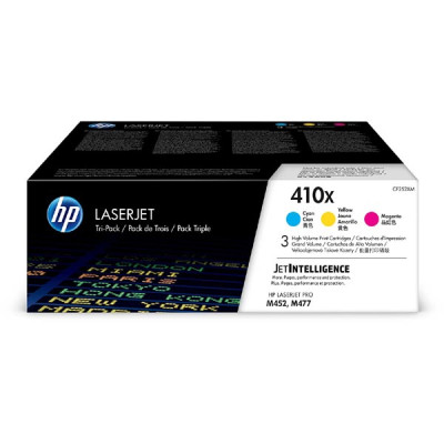 HP CF252XM (410X), originálny toner, CMY, 3-pack