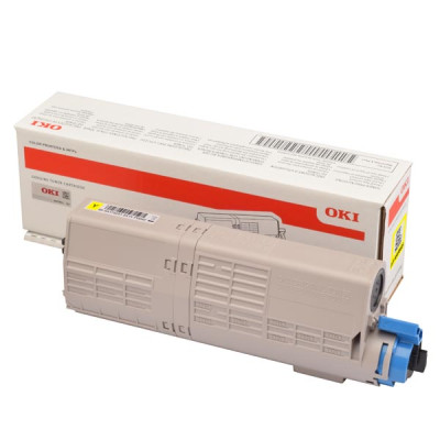 Oki C532 (46490605), originálny toner, žltý