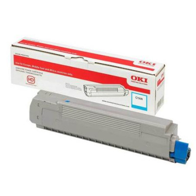 Oki C532 (46490403), originálny toner, azúrový