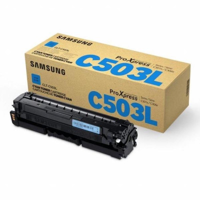 Samsung CLT-C503L (SU014A), originálny toner, azúrový