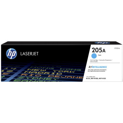 HP CF531A (205A), originálny toner, azúrový