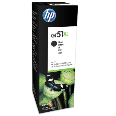 HP X4E40AE (GT51XL), originálny atrament, čierny, 135ml