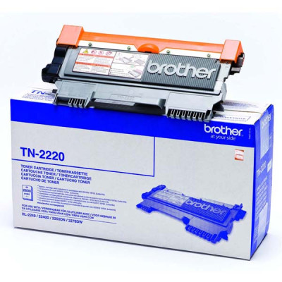 Brother TN-2220Bk, originálny toner, čierny