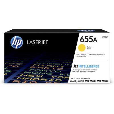 HP CF452A (655A), originálny toner, žltý