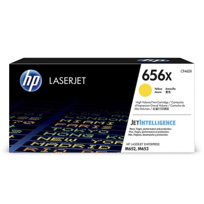 HP CF462X (656X), originálny toner, žltý