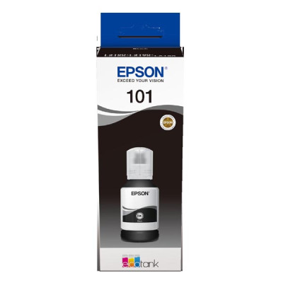 Epson C13T03V14A (101), originálny atrament, čierny, 127ml