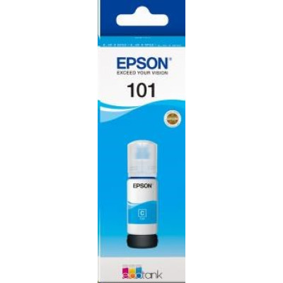 Epson C13T03V24A (101), originálny atrament, azúrový, 70ml