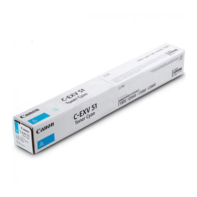 Canon C-EXV51C (0482C002), originálny toner, azúrový, 60000