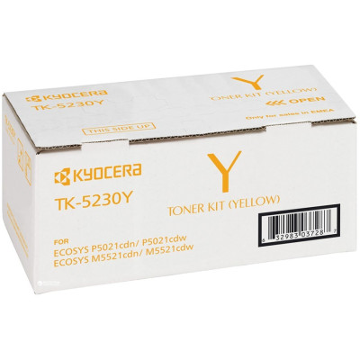 Kyocera TK-5230Y (1T02R9ANL0), originálny toner, žltý