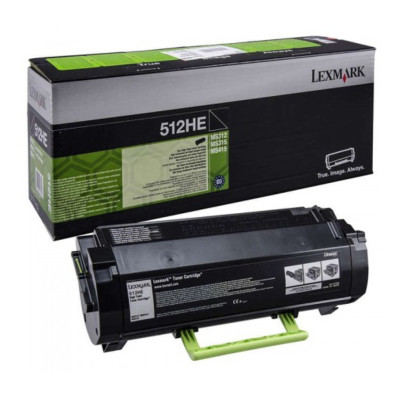 Lexmark 51F2H0E, originálny toner, čierny