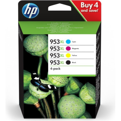 HP 3HZ52AE (953XL), originálny atrament, CMYK, 4-pack