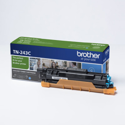 Brother TN-243C, originálny toner, azúrový