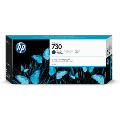 HP P2V71A (730), originálny atrament, matne čierny, 300 ml