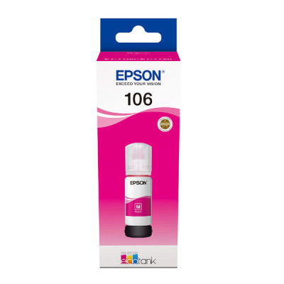 Epson T00R3 (C13T00R340, 106), originálny atrament, purpurový, 70 ml