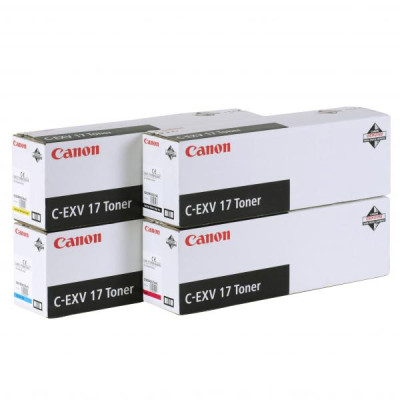 Canon C-EXV17C (0261B002), originálny toner, azúrový