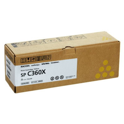 Ricoh 408253, originálny toner, žltý