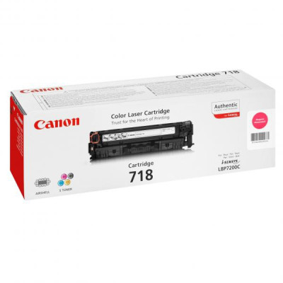 Canon CRG-718M (2660B002), originálny toner, purpurový