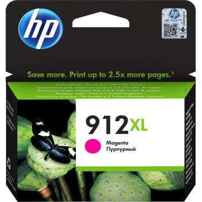 HP 3YL82AE (912XL), originálny atrament, purpurový