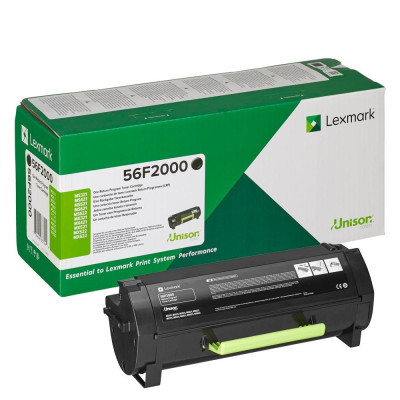 Lexmark 56F2000, originálny toner, čierny