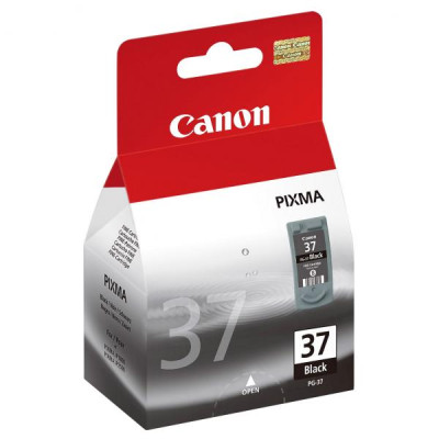 Canon PG-37Bk (2145B001), originálny atrament, čierny, 11 ml