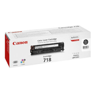 Canon CRG-718Bk (2662B005), originálny toner, čierny, 2-pack