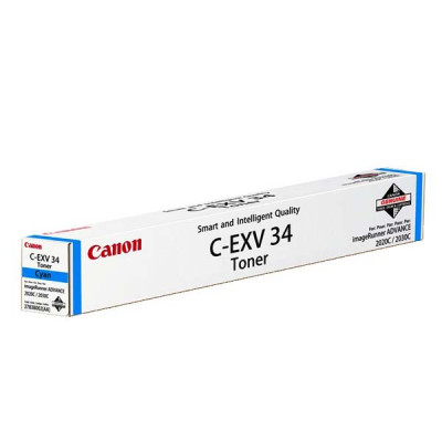 Canon C-EXV34C (3783B002), originálny toner, azúrový