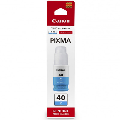 Canon GI-40C (3400C001), originálny atrament, azúrový, 70 ml