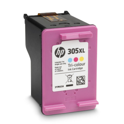 HP 3YM63AE (305XL), originálny atrament, farebný, 5 ml