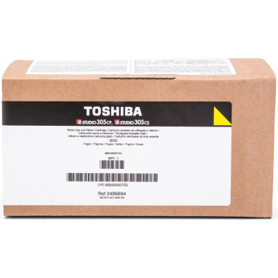 Toshiba T-305PY-R (6B000000753), originálny toner, žltý