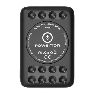 Powerton, Power Banka s bezdrôtovým nabíjaním, Li-Pol, 5V, 5000mAh