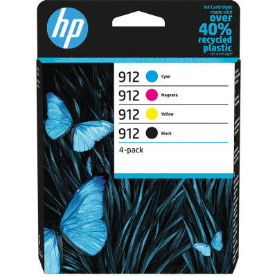 HP 6ZC74AE (912), originálny atrament, CMYK, 4-pack