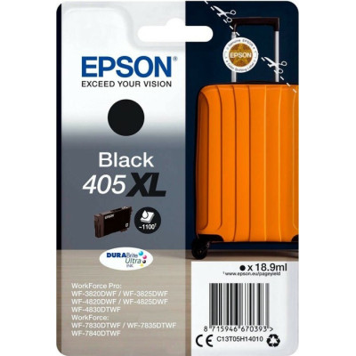 Epson T05H1 (C13T05H14010, 405XL), originálny atrament, čierny, 18,9 ml, XL