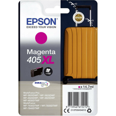 Epson T05H3 (C13T05H34010, 405XL), originálny atrament, purpurový, 14,7 ml, XL