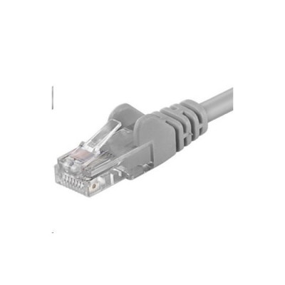 PREMIUMCORD Patch kábel UTP RJ45-RJ45 CAT5e 0,5m, šedý