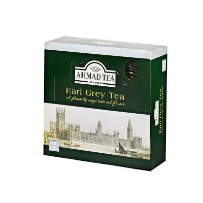 Černý čaj Ahmad - Earl Grey, 100x 2 g