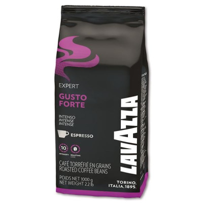 Zrnková káva Lavazza - Gusto Forte, 1 kg