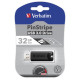 Verbatim USB flash disk, USB 3.0 (3.2 Gen 1), 32GB, PinStripe, Store N Go, čierny