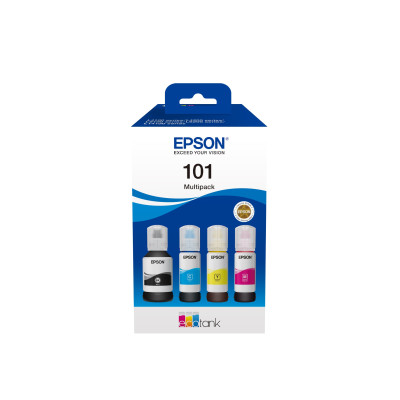 Epson T03V6 (C13T03V64A, 101), originálny atrament, CMYK, 4-pack