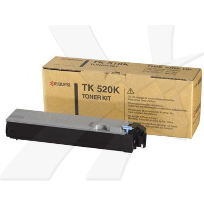 Kyocera TK-520K, originálny toner, čierny