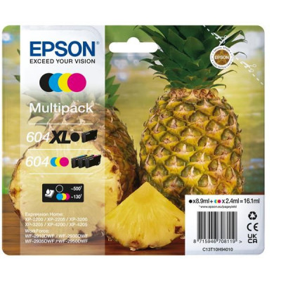 Epson T10H9 (C13T10H94020, 604), originálny atrament, CMYK